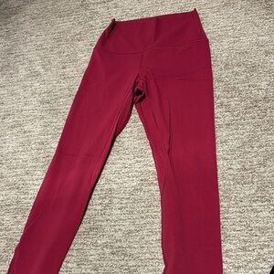 Lululemon Align Burgundy Leggings
